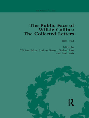 cover image of The Public Face of Wilkie Collins Vol 1